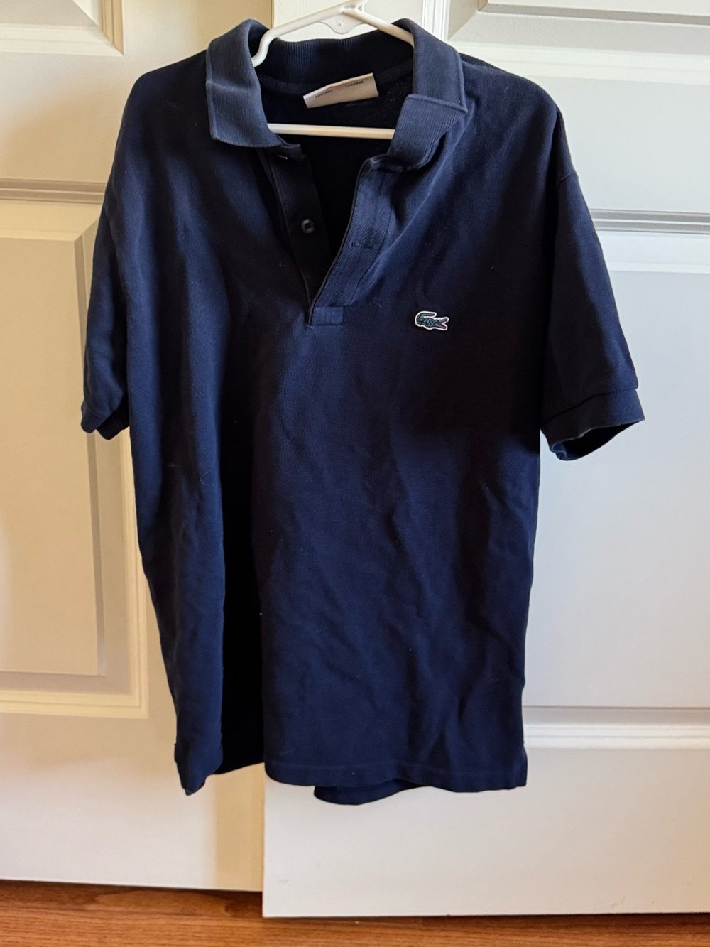 Lacoste for J. Crew Navy Blue Boys Short-Sleeve Polo